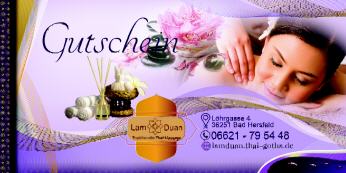 Gutschein für Thai Kräuterstempelmassage